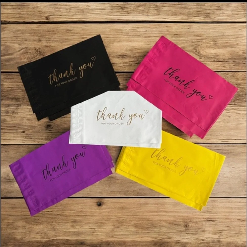 (10) 6x9 Assorted Thank You for your Order Poly Mailers (Pack #7)